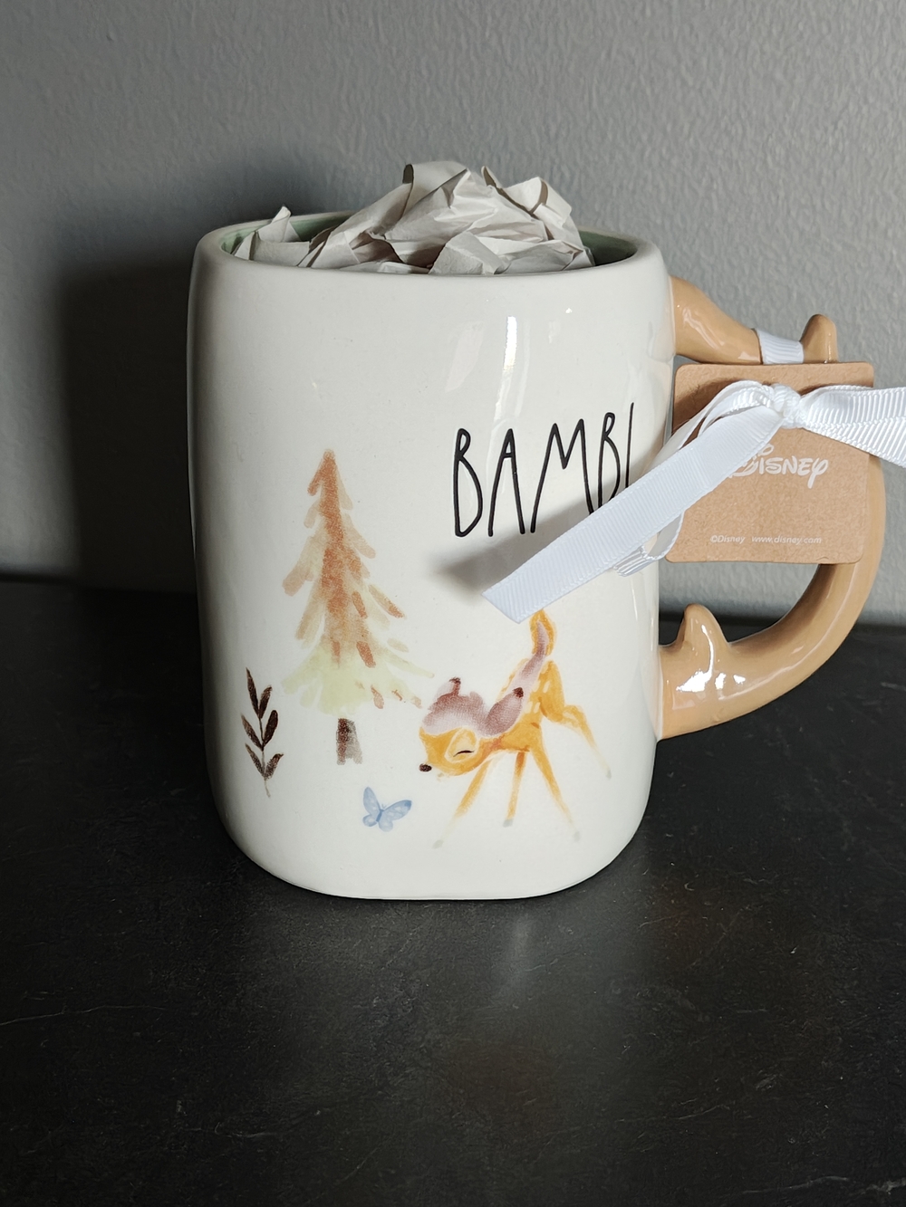 Disney Bambi Ceramic Mug - Cream with Tan Handle